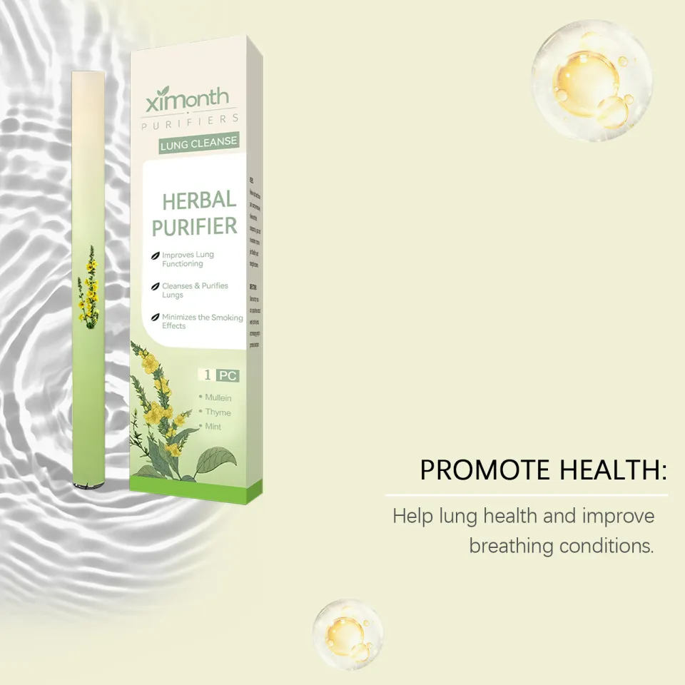 Ximonth Herbal Purifier Herbal Diffuser Pen with Extracts of Mullein