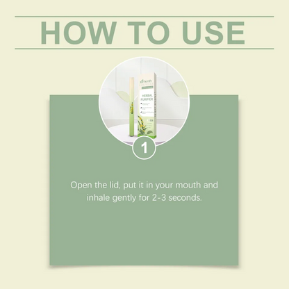 Ximonth Herbal Purifier Herbal Diffuser Pen with Extracts of Mullein